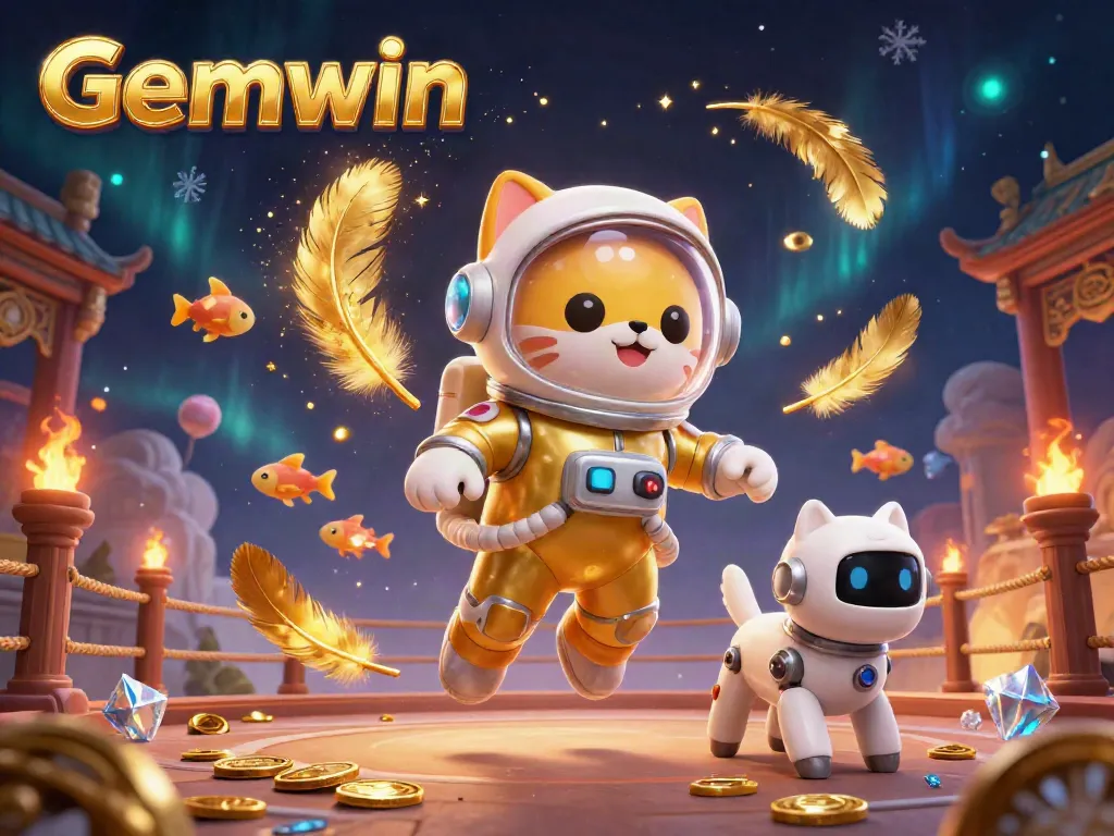 Experience thrilling gaming adventures with Gemwin's vibrant casino universe, featuring dynamic characters and rich details.