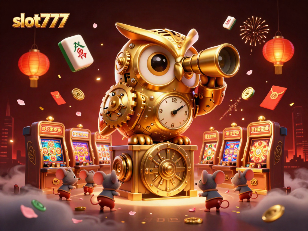 Spin the slot777 reels with thrilling 3D cartoon elements in an enchanting casino setting.